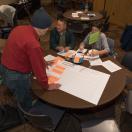Residents debating draft Strategies at Goodman Community Center