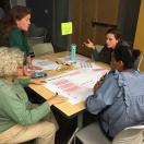 Residents participating in the Strategy Prioritization group activity